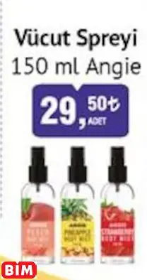 ANGİE VÜCUT SPREYİ ANGİE VÜCUT SPREYİ